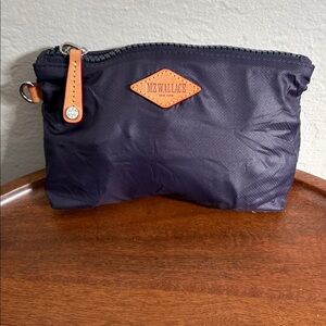 MZ Wallace boysenberry makeup bag pouch